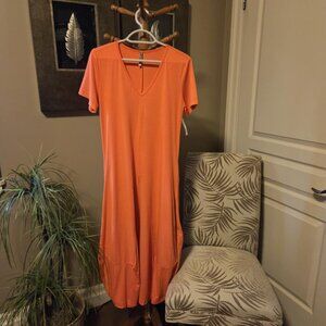 Nyah Coral Dress - New, with tags